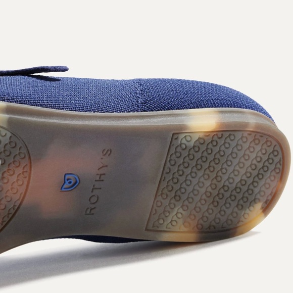 Rothy’s Square Mary Jane Flat Size 10 Navy - Worn Once - Picture 4 of 9